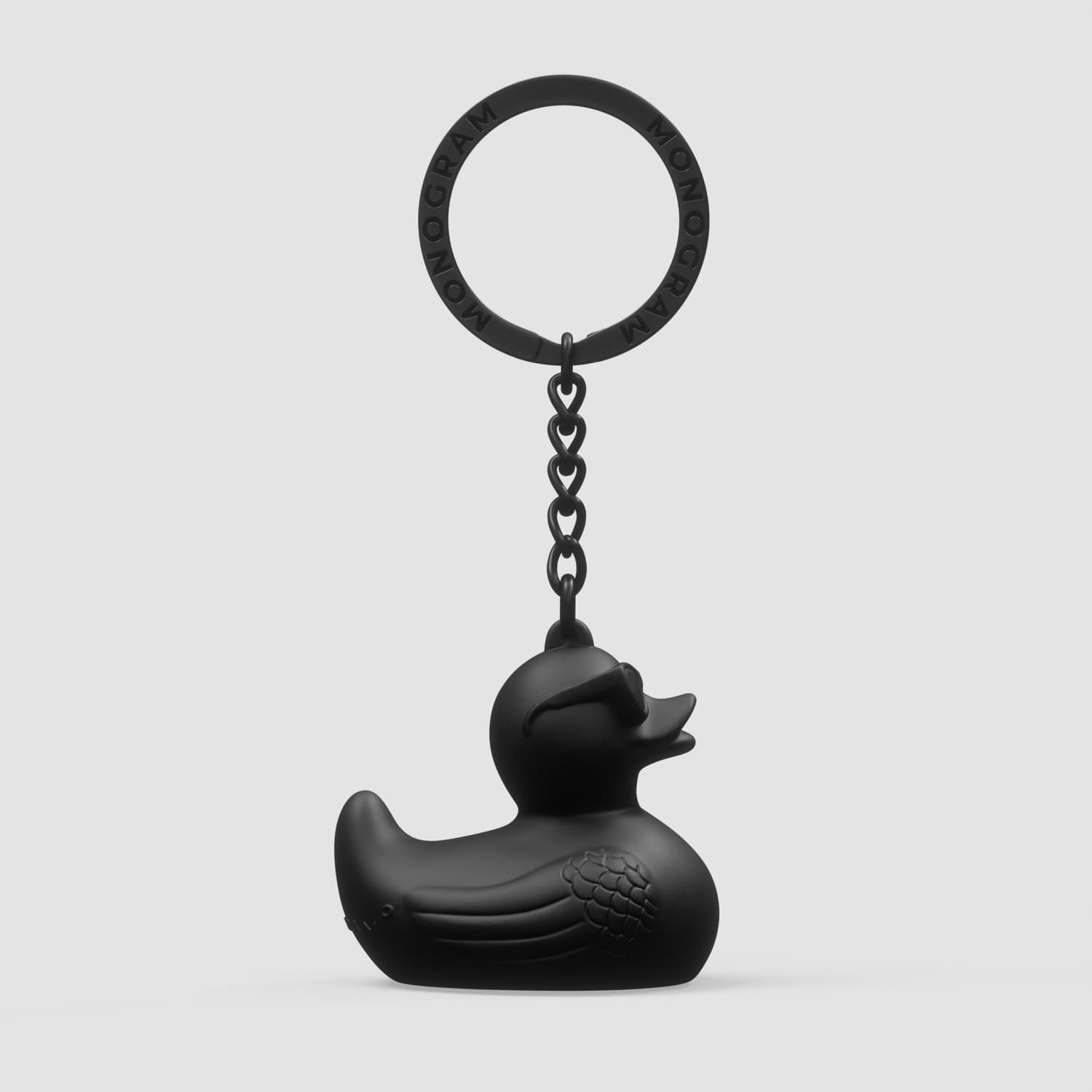 Брелок уточка в очках Monogram 1024. Тестирование названия
