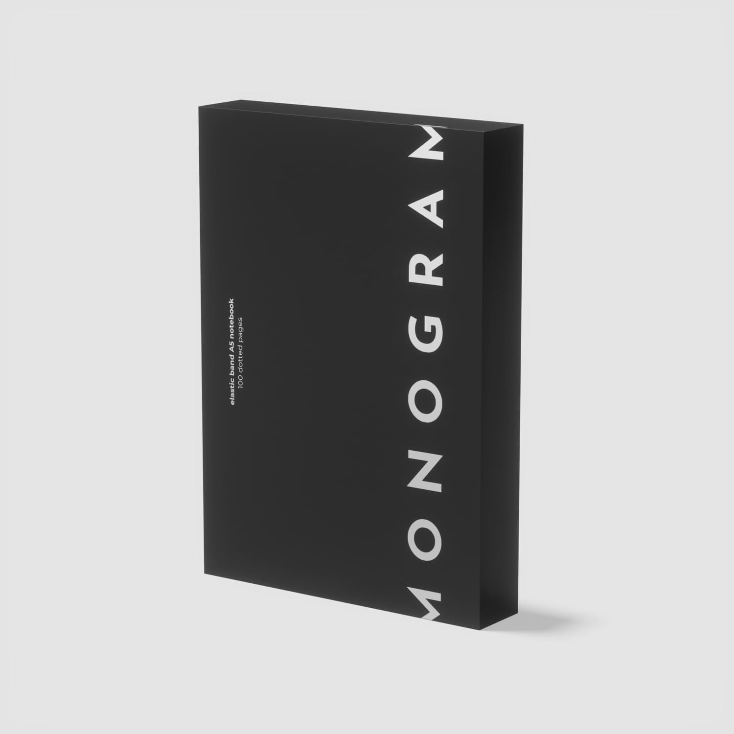 Блокнот с черными листами Monogram 4034, А5