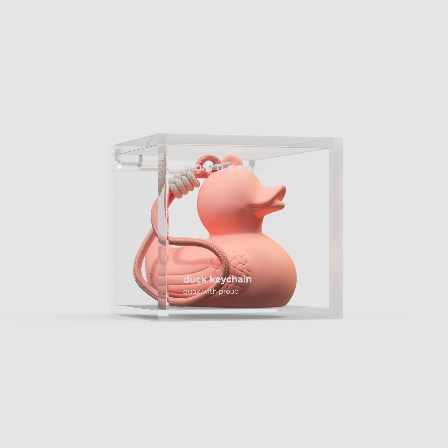 Брелоки уточки Monogram Colour