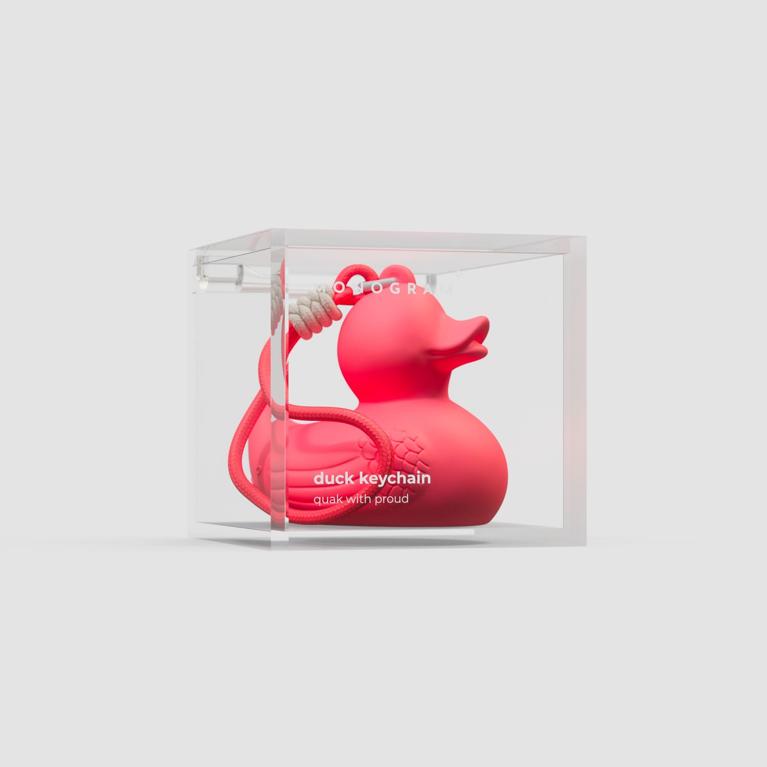 Брелоки уточки Monogram Colour